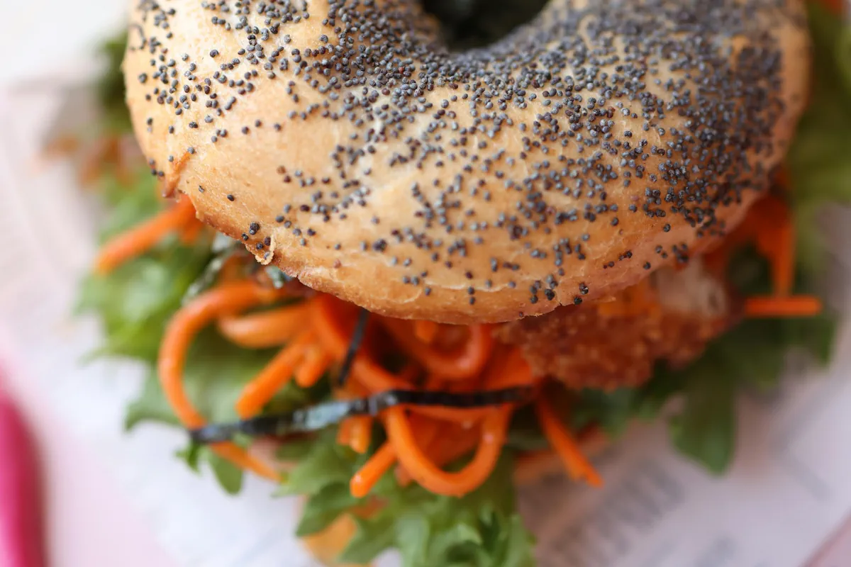 bagel vegansk recept